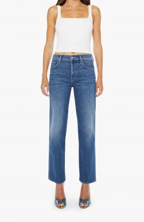 Mother Mid Rise Rambler Zip Ankle Jeans In Catch My Drift
