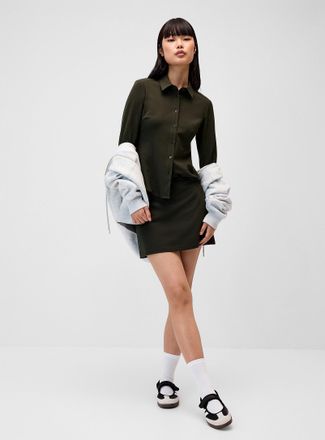 Twik Womens Straight dressy miniskirt