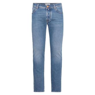 Jacob Cohen Slim-fit Jeans, male, Blue, Size: W32 Nick Slim 5-pocket Jeans