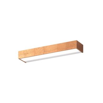 Top-Light Applique Classica Top Light Bios 1213 45 Led Switch 1980lm Alluminio Illuminazione Modulo Integrato, Finitura Metallo Foglia Rame