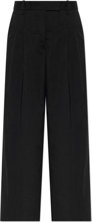 By Malene Birger Taalia Broeken - Dames - Wijde Broeken - Zwart - XS - Polyester - Broeken