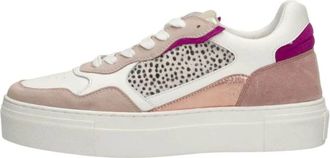Maruti Tavi Veterschoenen Laag - Dames - Sneakers - Roze - 37 EU - Leer - Schoenen