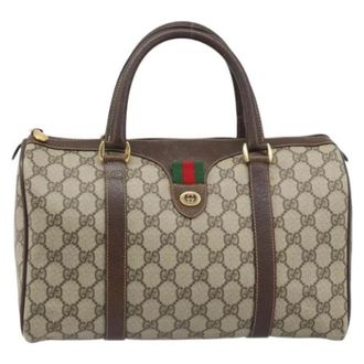 Gucci Pre-owned Handbag - Dames - Pre-owned - Bruin - Maat: ONE Size Leer
