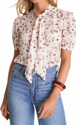 Alix of Bohemia Chance Wild Garden Shirt In White