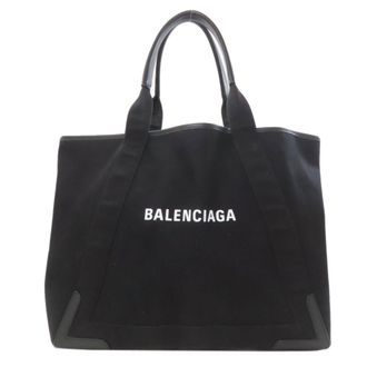 Balenciaga Black Canvas Pouch Tote Bag (Pre-Owned)