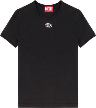 Diesel T-Uncutieslong-Od T-shirt - Dames - T-shirts - Zwart - S - Tops