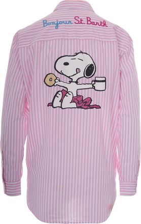 MC2 Saint Barth Womens Shirt Brigitte Striped Cotton Multicolour