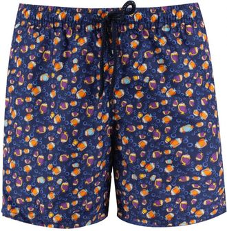 Drumohr Nylon Zwemshorts - Heren - Strandmode - Blauw - M - Nylon - Badmode
