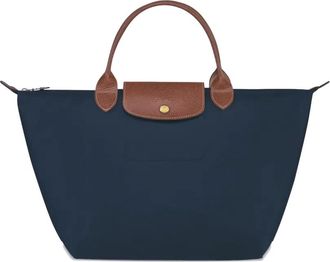 Longchamp Borsa tote Le Pliage media - Blu