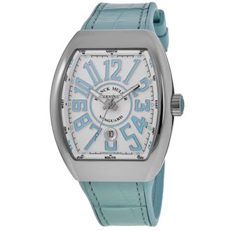 Franck Muller Vanguard Classical Turquoise Dial Steel Mens Watch V 45 SC DT AC TU