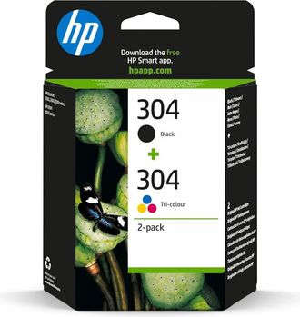 OEM Hp Cartucho De Tinta 302 Y 304 Negro Y Tricolor 2-pack B82l1ae