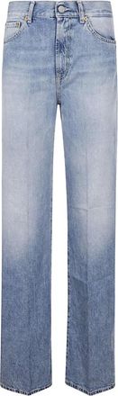 Dondup Jeans, Dames, Blauw, W29, Denim, Comfort Fit Hoge Kwaliteit Denim Jeans