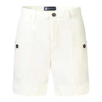 North Sails Casual Shorts, female, White, Size: 2XL Gabardine Cargo Shorts