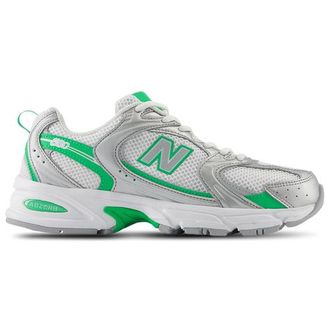 New Balance Womens 530 - Shoes Green Apple/Silver Metallic/White Size 07.0