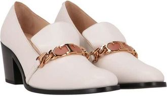 Tod's Womens White/Black Loafer, Size 7.5