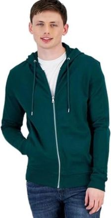 Inc International Concepts Fortune Hoodie Mens Green Cotton Full Zip UPS990