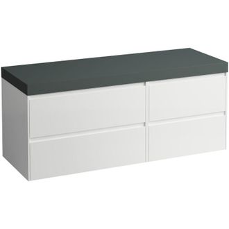 Laufen Lani Encimera De Lavabo Gris Tr&aacute;fico Incl. Mueble Bajo - Laufen