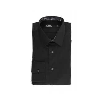 Karl Lagerfeld Hombre, Camisas, Negro, Talla: 5XL