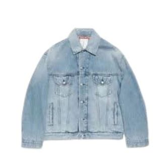 Acne Studios Denim Jackets, male, Blue, Size: M Stylish Jacket for Men and Women