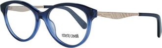 Roberto Cavalli Blue Metal Glasses Womens (Frames)