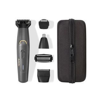 BaByliss Cortadora Multifunci&oacute;n Babyliss P1364e 12 En 1, Cuchillas De Grafito, Impermeable, 100% Inal&aacute;mbrica