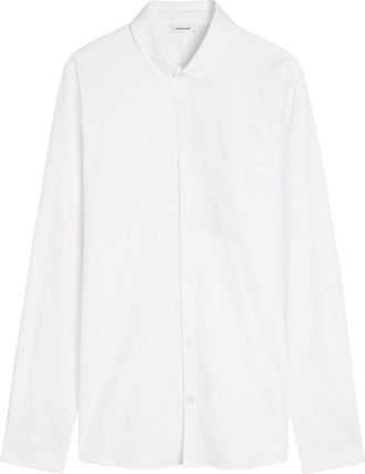 L'Estrange The All Day Cotton-blend Oxford Shirt - White - Xxl
