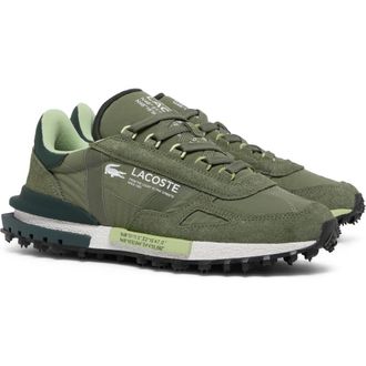 Lacoste Elite Active Sneaker in Khaki/White at Nordstrom, Size 10.5