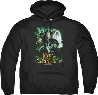 Gildan Lord Of The Rings Hero Group Adult Pull Over Hoodie / Hooded Sweatshirt
