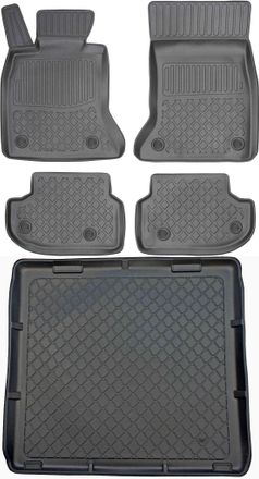 OEM Bmw Serie 5 F11 Familiar (2013-04.2017) - Juego De Alfombrillas Para Coche + Alfombrilla Para Maletero