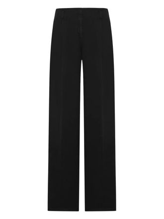 Golden Goose wide leg denim - women - Cotton - 40 - Black