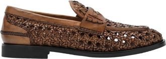 Miu Miu Schoenen, Dames, Bruin, 36 EU, Leer, Mocassini