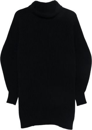 Laboratorio Capri roll-neck knitted sweater - women - Polyamide/Wool - S - Blue