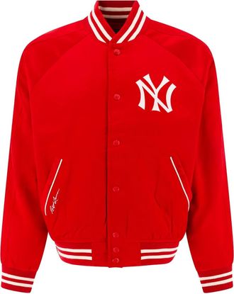 Polo Ralph Lauren yankees-logo bomber jacket - Red