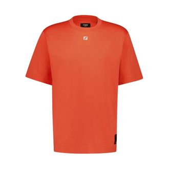 Fendi Hombre, Camisetas, Rojo, Talla: M