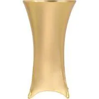 OEM 2 Tovaglie Elasticizzate Dorate 80 Cm - Crezuo
