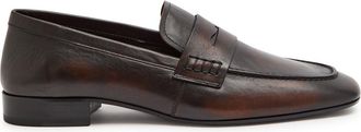 Dries Van Noten Square-toe Leather Loafers - Tan - 39 (IT39 / UK6)