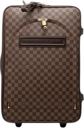 Louis Vuitton Pre-owned Pegase Legere 55 - Dames - Vintage Weekendtas - Bruin - ONE Size - Vintage