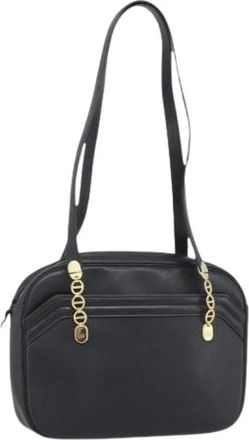 Dior Pre-owned Vintage Schoudertas - Dames - Vintage Schoudertas - Zwart - ONE Size - Leer - Vintage