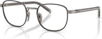 Prada 48mm Phantos optical glasses in Grey at Nordstrom