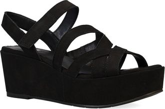 Eileen Fisher Mazy Leather Wedge Sandal