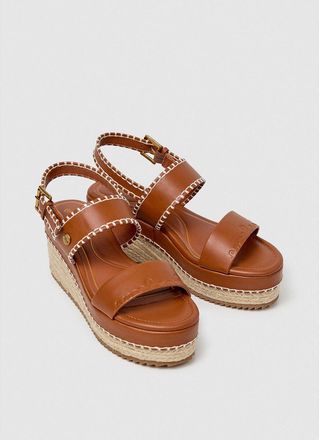 Pepe Jeans London Sandalen met sleehak BILLIES LOG