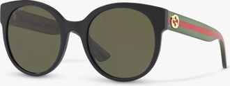 Gucci GG0035SN Women Sunglasses Black/Green main image 1