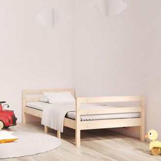 vidaXL Estructura De Cama Sin Colch&oacute;n Madera Maciza De Pino 80x200 Cm Vidaxl