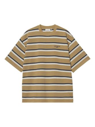 Carhartt Work in Progress striped cotton T-shirt - Neutrals