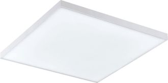 Loops 300mm Modern Sleek Ceiling Light White Slim Square Low Profile 11W LED 4000K