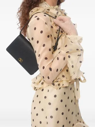 Valentino Garavani Borsa a spalla VLogo Signature mini - Nero