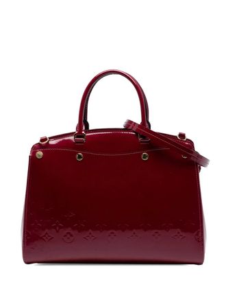 Louis Vuitton 2015 Monogram Vernis Brea MM satchel - women - Leather - One Size - Red