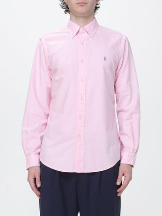 Polo Ralph Lauren Cotton Shirt with Button-Down Collar and Logo