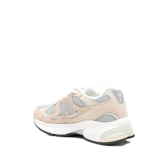 New Balance Suede and Mesh Sneakers - Green