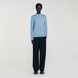 Sandro Wool jumper with high neck